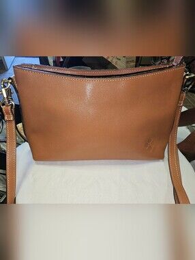 Patricia Nash Leather Crossbody Shoulder Bag